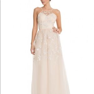Chi Chi London Very Light Pink Tulle Gown